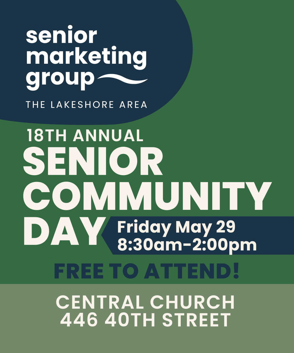 senior community day flyer