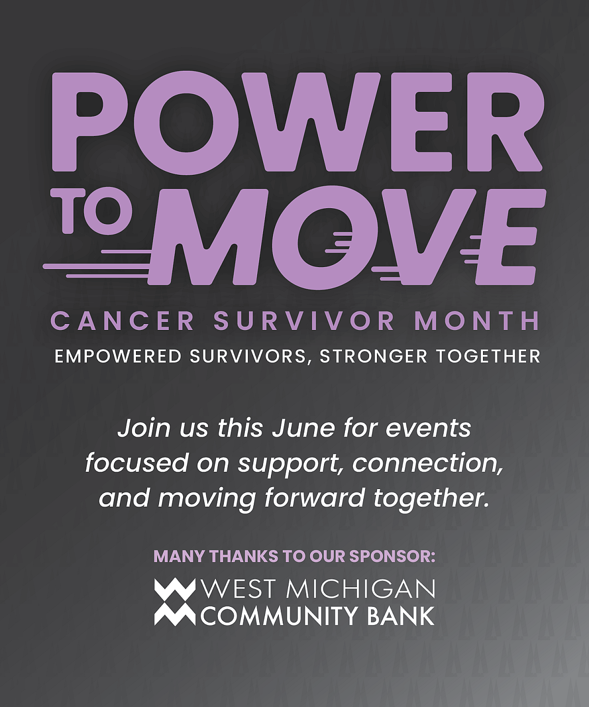 power to move cancer survivors month