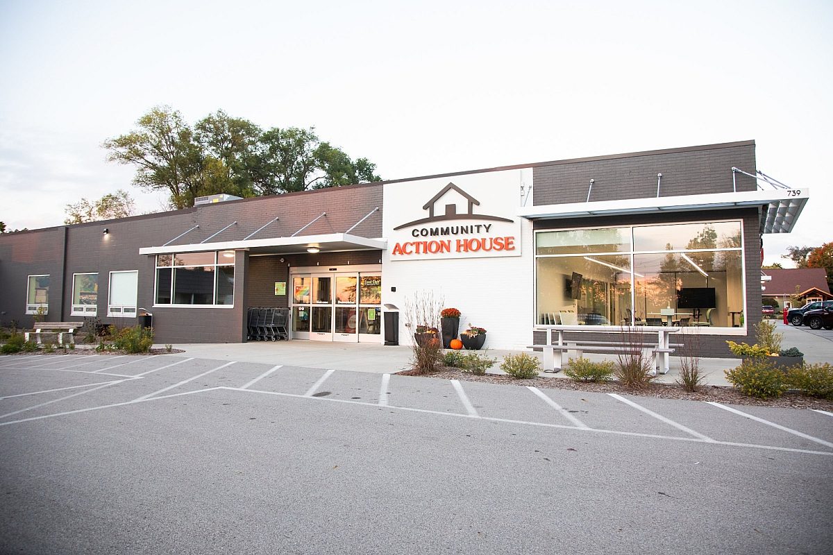 community action house building main entrance in Holland, MI